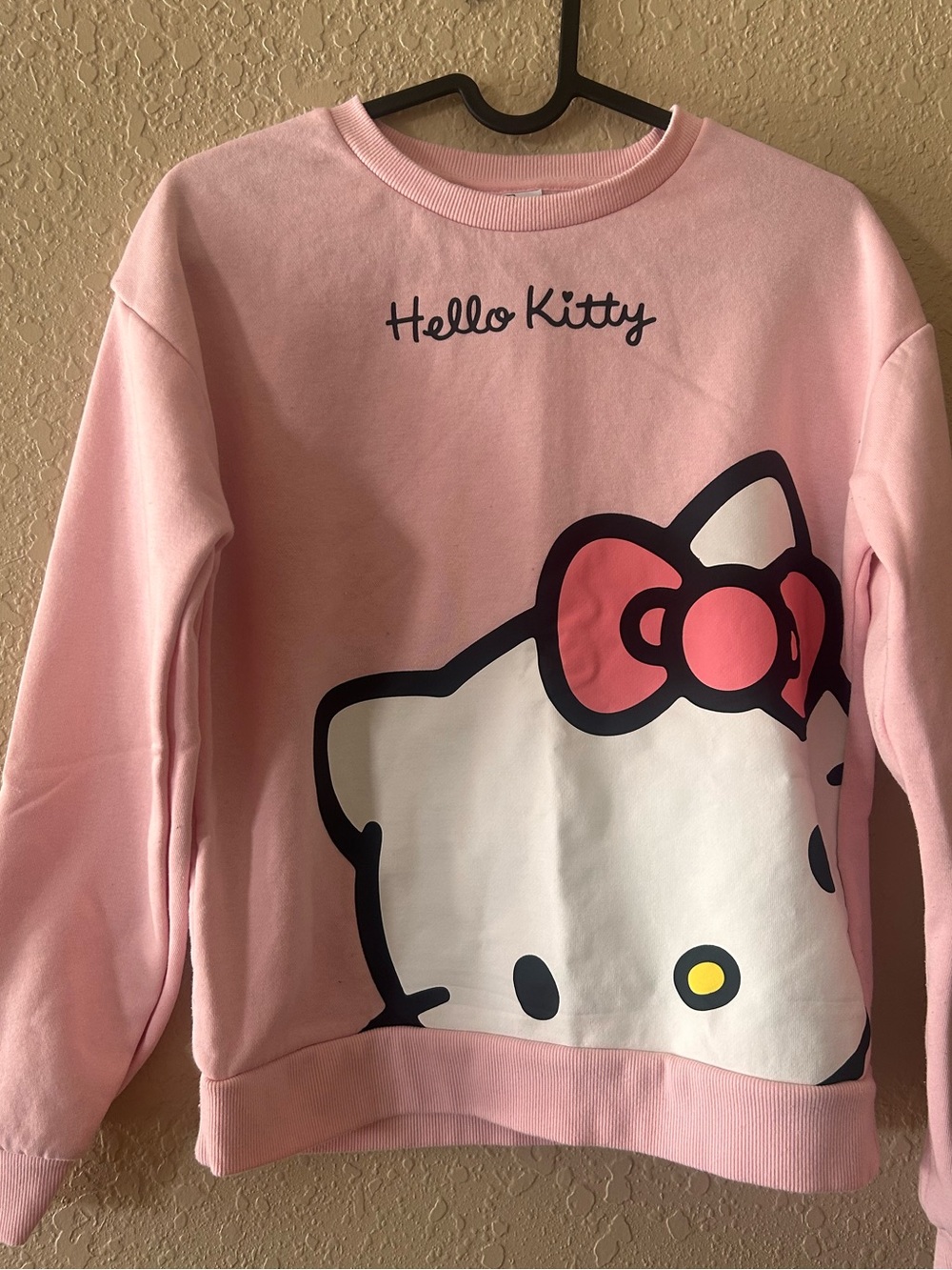 Girls -Hello Kitty Pink Graphic Sweatshirt - Hello Kitty (Runs Small)